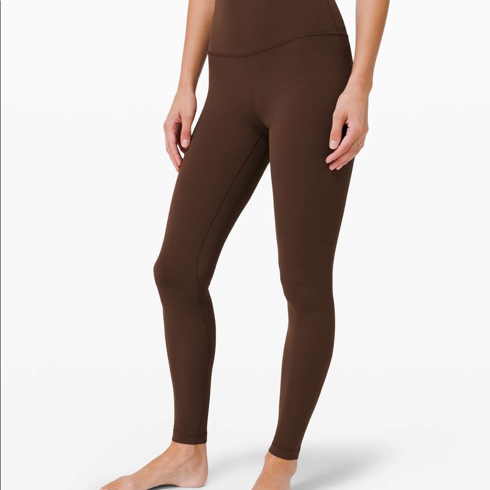 Brown Lululemon Align Leggings